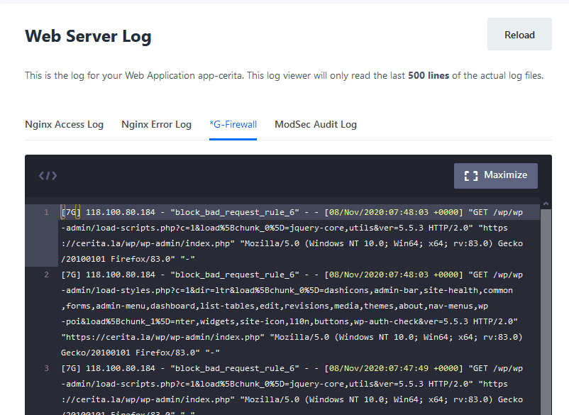 Web Server Log File